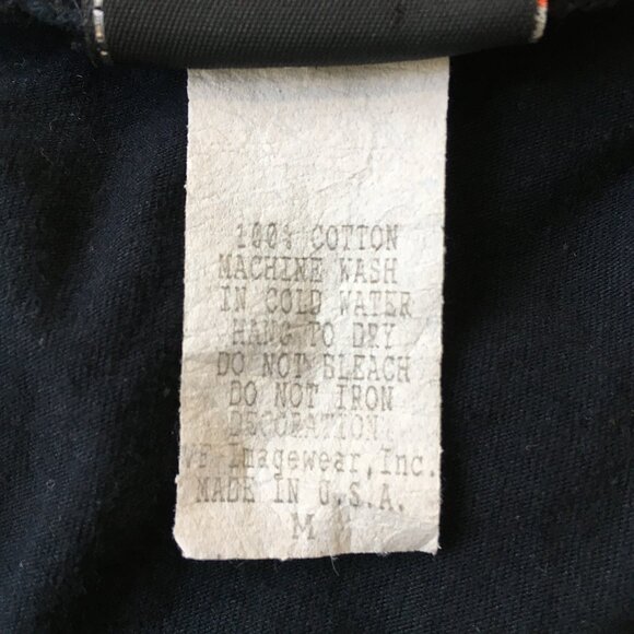 HARLEY DAVIDSON Black White Print Riverside CA Cut V Neck Tie Collar Shirt - Picture 3 of 13